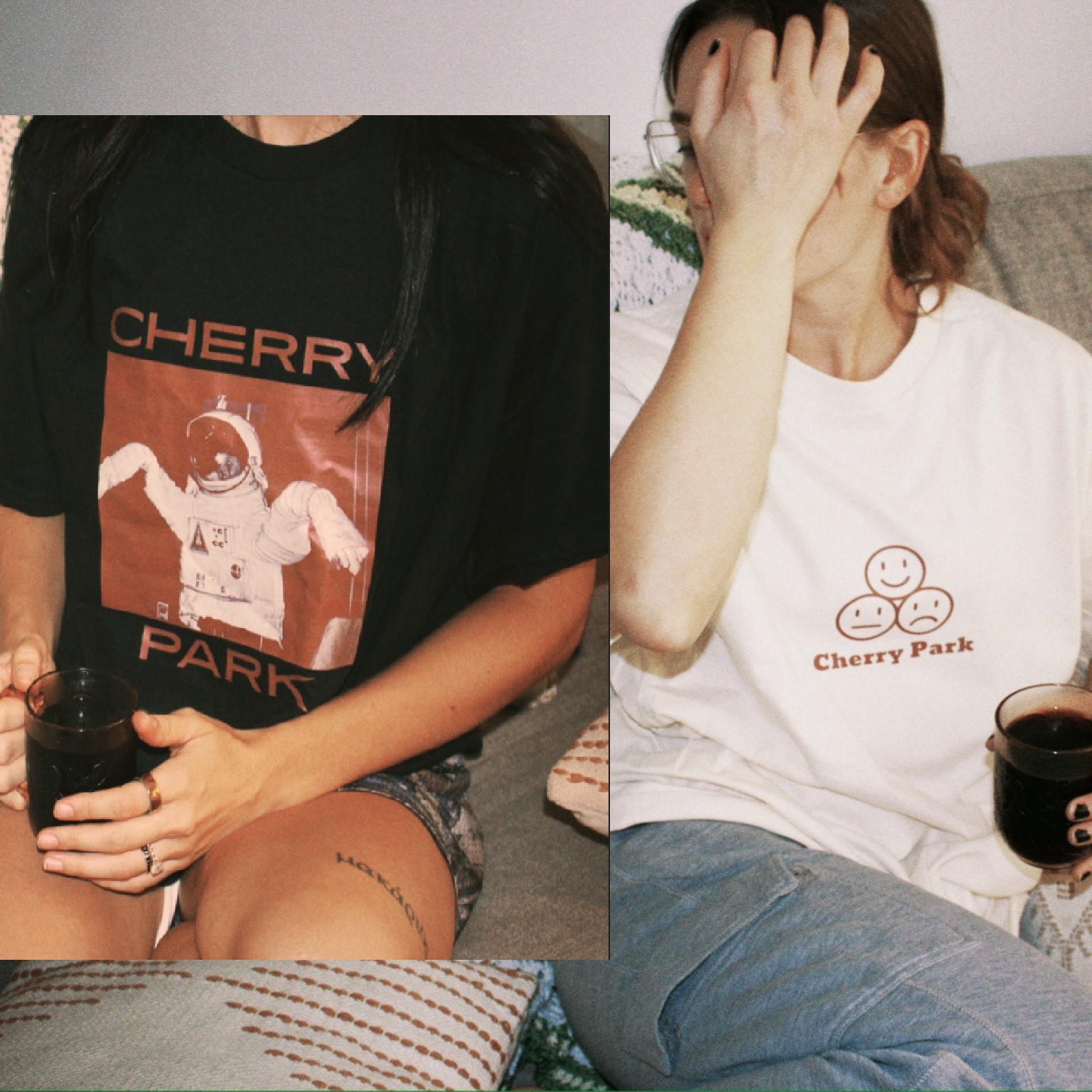 Picture of Cherry Park band's clothing merchandise