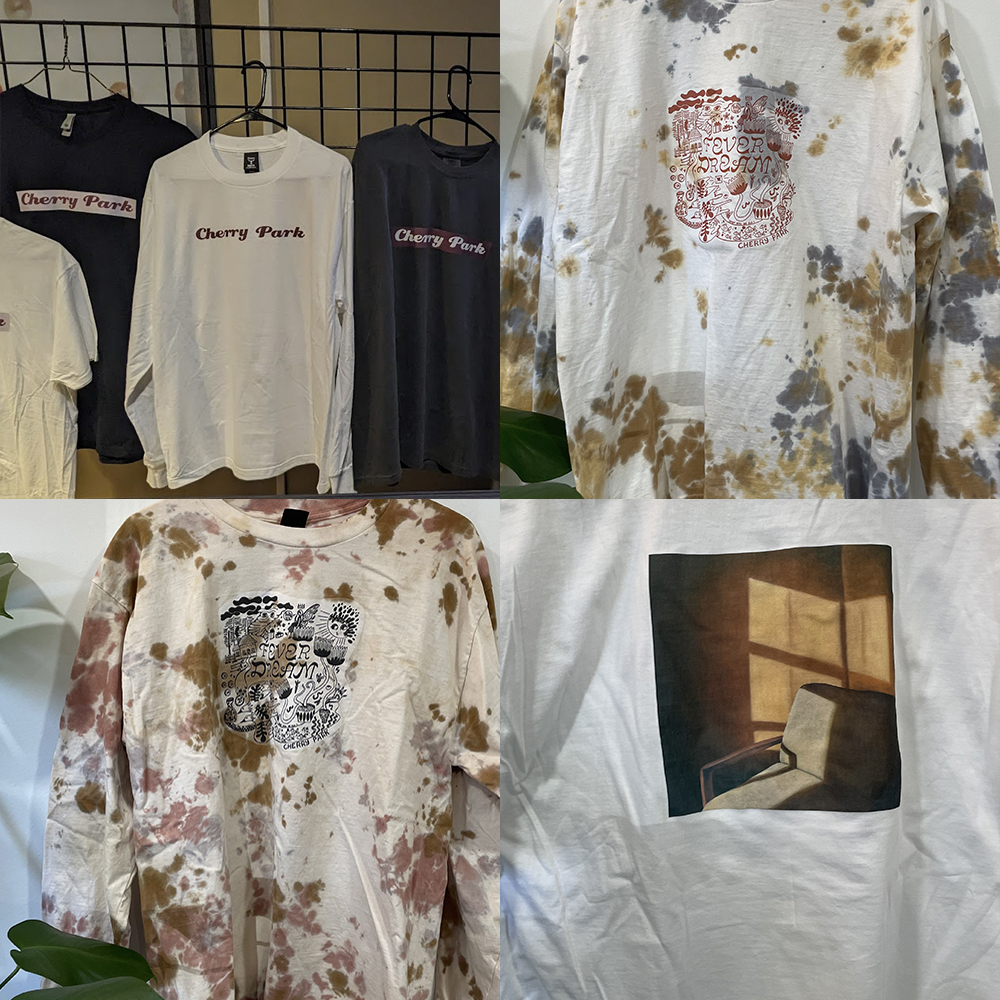 Picture of Cherry Park band's clothing merchandise